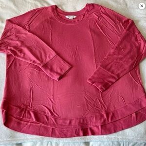 Athleta Mindset Sweatshirt in Pink Dragonfruit